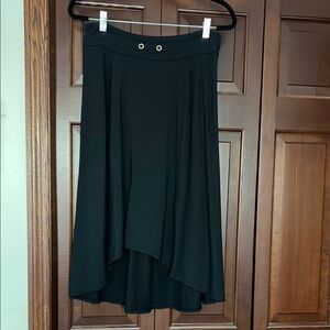 Athleta black skirt. Hi Low hemline, 23” front, 30” in back. Size S.